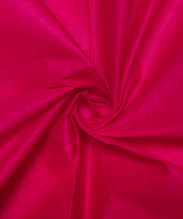Magenta Colour Plain Cotton Lining Fabric